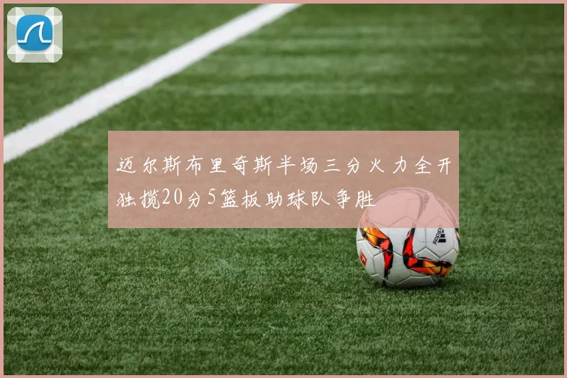 迈尔斯布里奇斯半场三分火力全开独揽20分5篮板助球队争胜